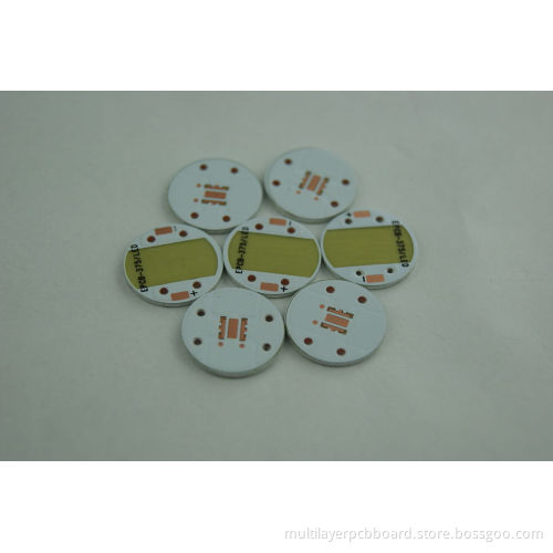 0.5mm ~ 3.0mm 2 Layer Thickness Routing Round Custom Double Sided Metal Core Pcb For Led